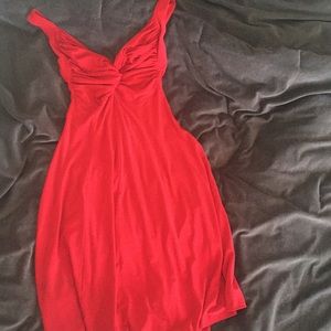 Vintage red handmade dress. Fits size 2-4